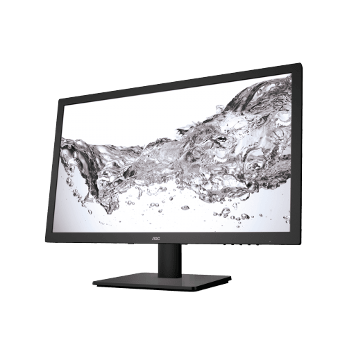 Монитор жидкокристаллический AOC Монитор LCD 23,6&#039;&#039; [16:9] 1920х1080 TN, nonGLARE, 250cd/m2, H170°/V160°, 1000:1, 50М:1, 2ms, VGA, DVI, HDMI, Tilt, Speakers, Audio out, 3Y, Black