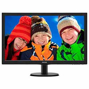 Монитор жидкокристаллический PHILIPS Монитор LCD 21,5&#039;&#039; [16:9] 1920х1080 TN, nonGLARE, nonTOUCH, 250cd/m2, H170°/V160°, 10М:1, 16,7M Color, 5ms, VGA, Tilt, 2Y, Black