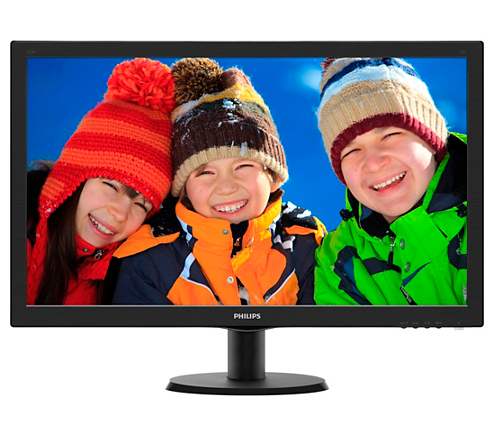 Монитор жидкокристаллический PHILIPS LCD 27&#039;&#039; 16:9 1920х1080 TN, nonGLARE, 300cd/m2, H170°/V160°, 10М:1, 16,7M Color, 1ms, VGA, HDMI, Tilt, 2Y, Black