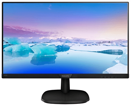 Монитор жидкокристаллический PHILIPS Монитор LCD 27&#039;&#039; [16:9] 1920х1080 IPS, nonGLARE, 250cd/m2, H178°/V178°, 10М:1, 8ms, VGA, DVI, Tilt, 2Y, Black
