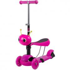 Самокат Novatrack Disco-kids Saddle PU 120*90мм