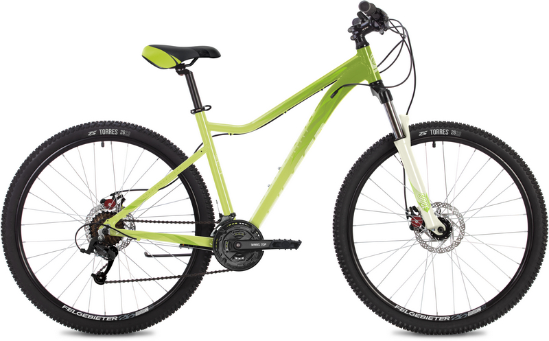 Велосипед STINGER 26" LAGUNA EVO SE зеленый, размер 15"