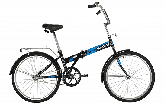 Велосипед NOVATRACK 24" складной, черный TG-24 CLASSIC 1.1